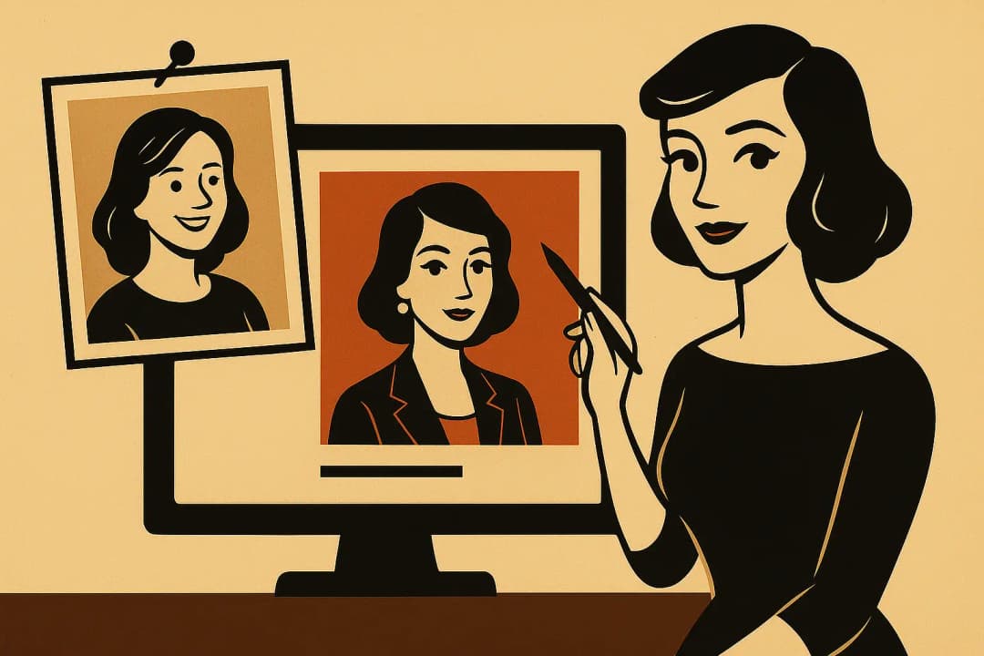  پرامپت تبدیل عکس شخصی به پرتره آتلیه‌ای 